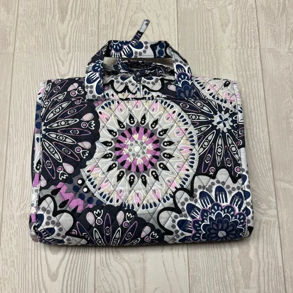 Vera Bradley Mimosa Medallion Hanging Travel Organizer Cosmetic Toiletry Bag